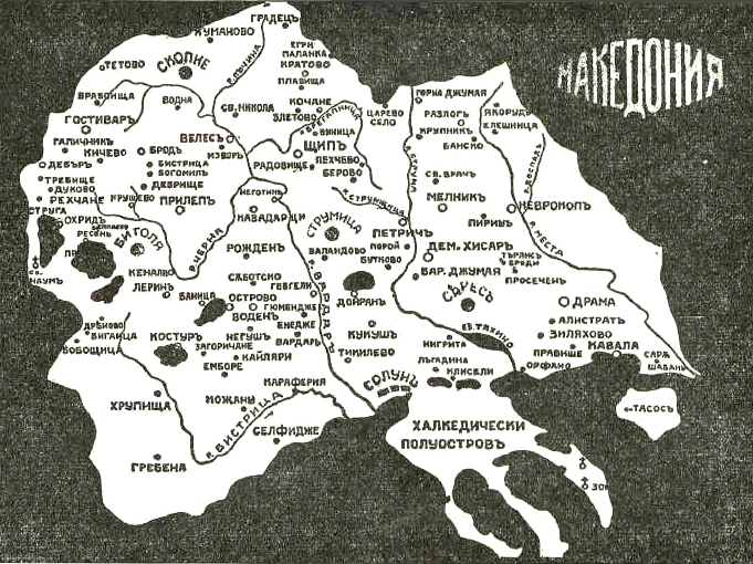 Карта на Македония